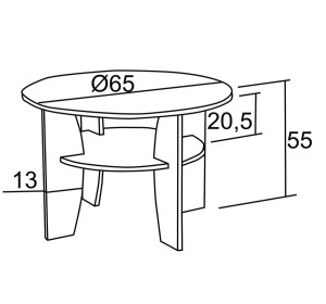 KFS146 konferenčný stolík