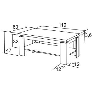KFS220 konferenčný stolík