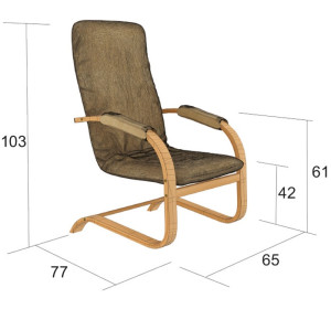 DEAN 1 pohupovacie relaxačné kreslo