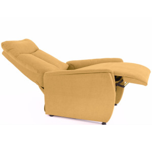 AVA TAPIO žltá, polohovacie kreslo