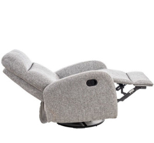 OLIMP svetlosivé, hojdacie kreslo