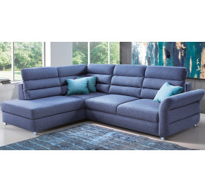 NITRA B rohová rozkladacia sedacia súprava s úložným priestorom