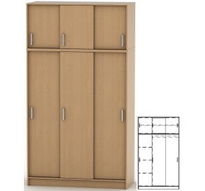 BETTY 04-010 skriňa s posuvnými dverami