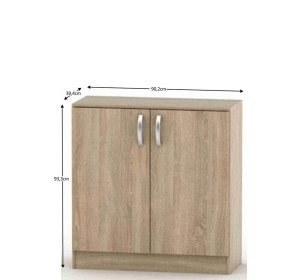 BETTY 02-08 komoda, dub sonoma