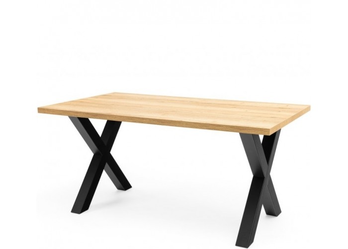 B304, jedálenský stôl 160 x 90 cm s kovovými nohami
