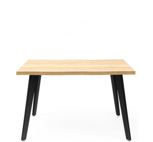 D310, rozkladací jedálenský stôl 120-160x80 cm s drevenými nohami