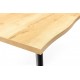 D310, rozkladací jedálenský stôl 120-160x80 cm s drevenými nohami