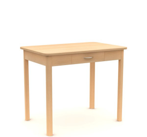 B01 jedálenský stôl 90x60cm so zásuvkou