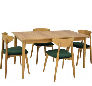 Jedálenský set LUIS/LAMIN 29 pre 4 osoby