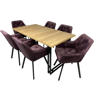 Jedálenský set ROSA/LAMIN 30 pre 6 osôb