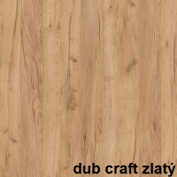 dub craft zlatý