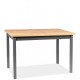 PORTO dub lancelot/antracyt, jedálenský stôl 100x60 cm