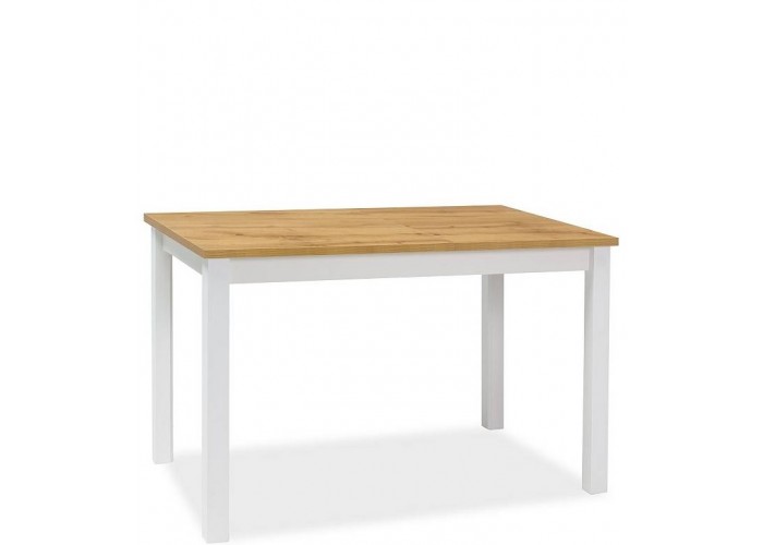 PORTO dub wotan/biela, jedálenský stôl 120x68 cm