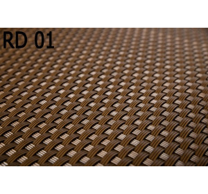 RD01 hnedá, plotová ratanová výplň