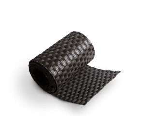 RD02 tmavohnedá, plotová ratanová výplň